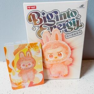 Pop Mart Big Into Energy Labubu Happiness Sealed New